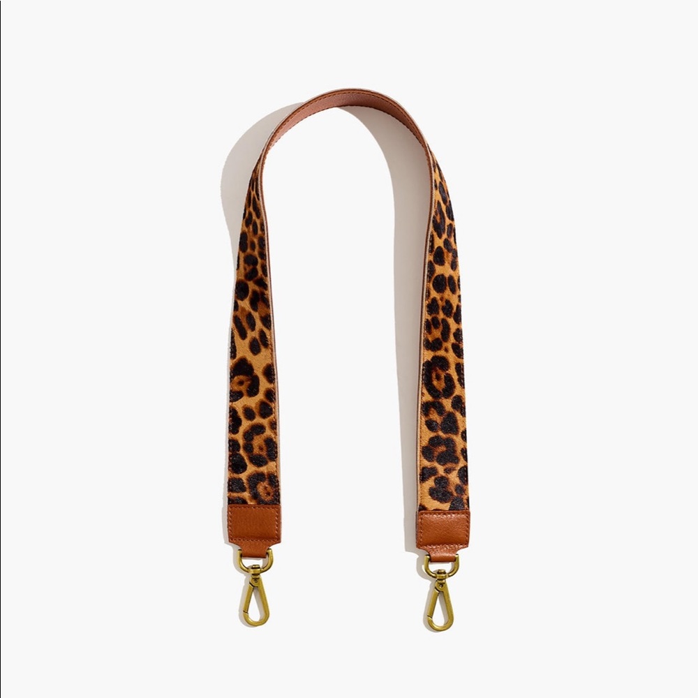 Madewell leopard bag handbag strap